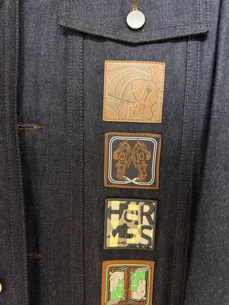 エルメス 刺繍 デニム ジャケット - メルカリ