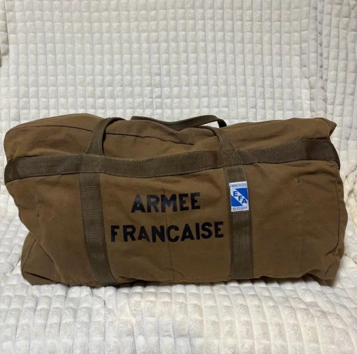 1960 s フランス軍 낙하산 ダッフルバッグ