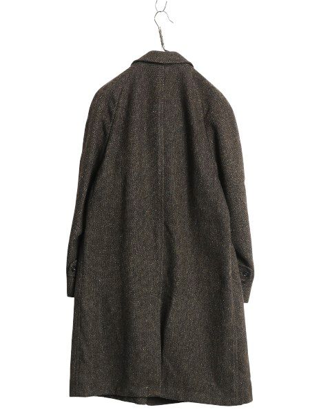 ツイード クロンビー コート チェスター 60〜70年代 ヴィンテージ 古着 ツイード クロンビー コート チェスター 60〜70年代 ヴィンテージ 古着