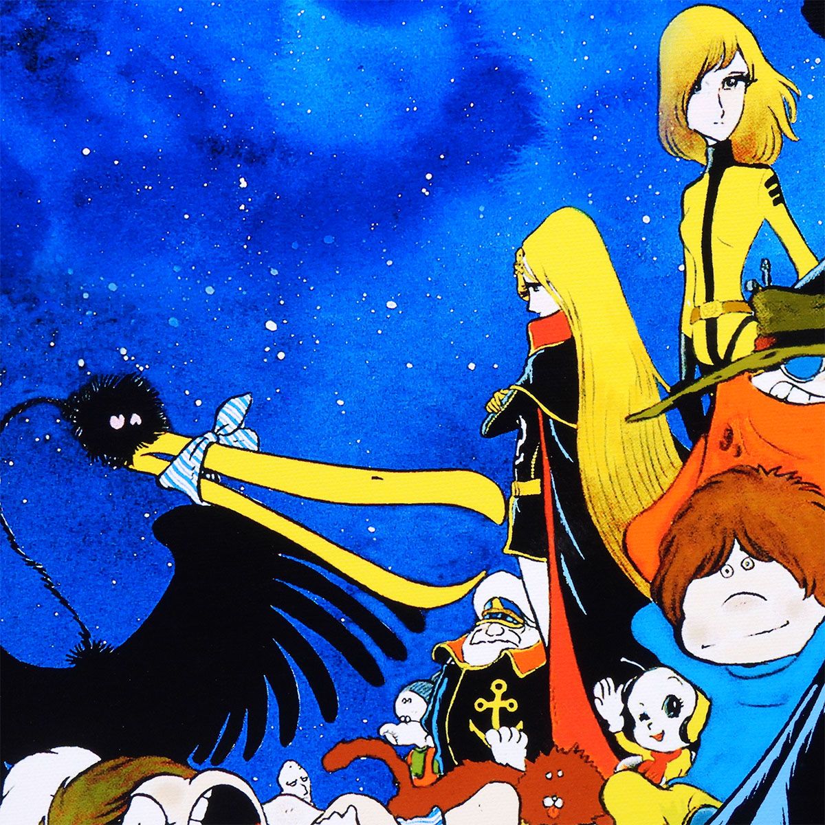 松本零士 零士ファミリー 人物画 作家直筆サイン 保証書付 銀河鉄道999