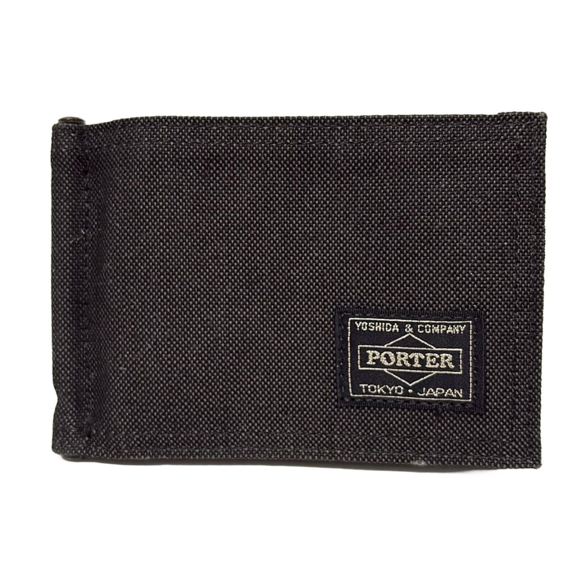 PORTER 吉田 ポーター 札入れ - 黒 マレークリップ カード入れ付き