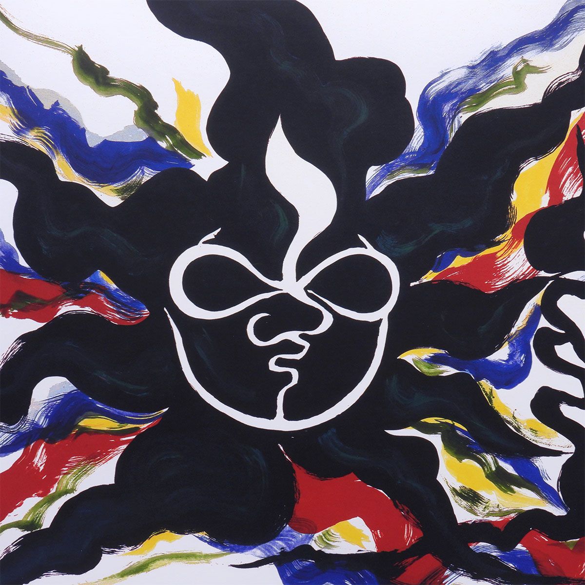 岡本太郎 黒い太陽 抽象画 代表作 大阪万博 太陽の塔 過去を象徴する顔