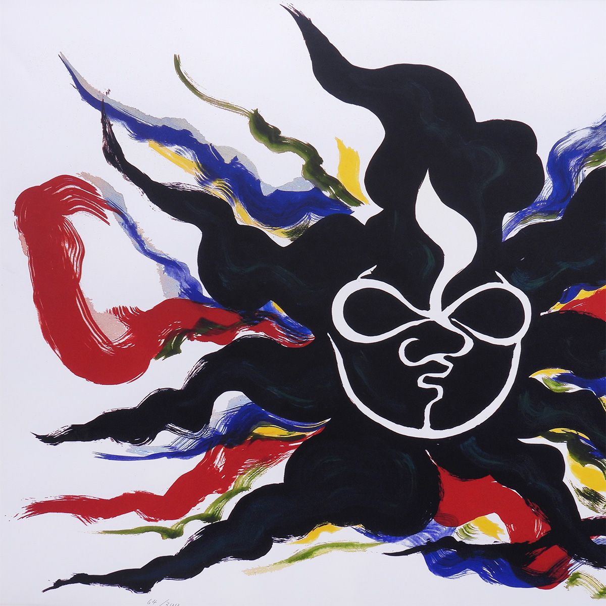 岡本太郎 黒い太陽 抽象画 代表作 大阪万博 太陽の塔 過去を象徴する顔