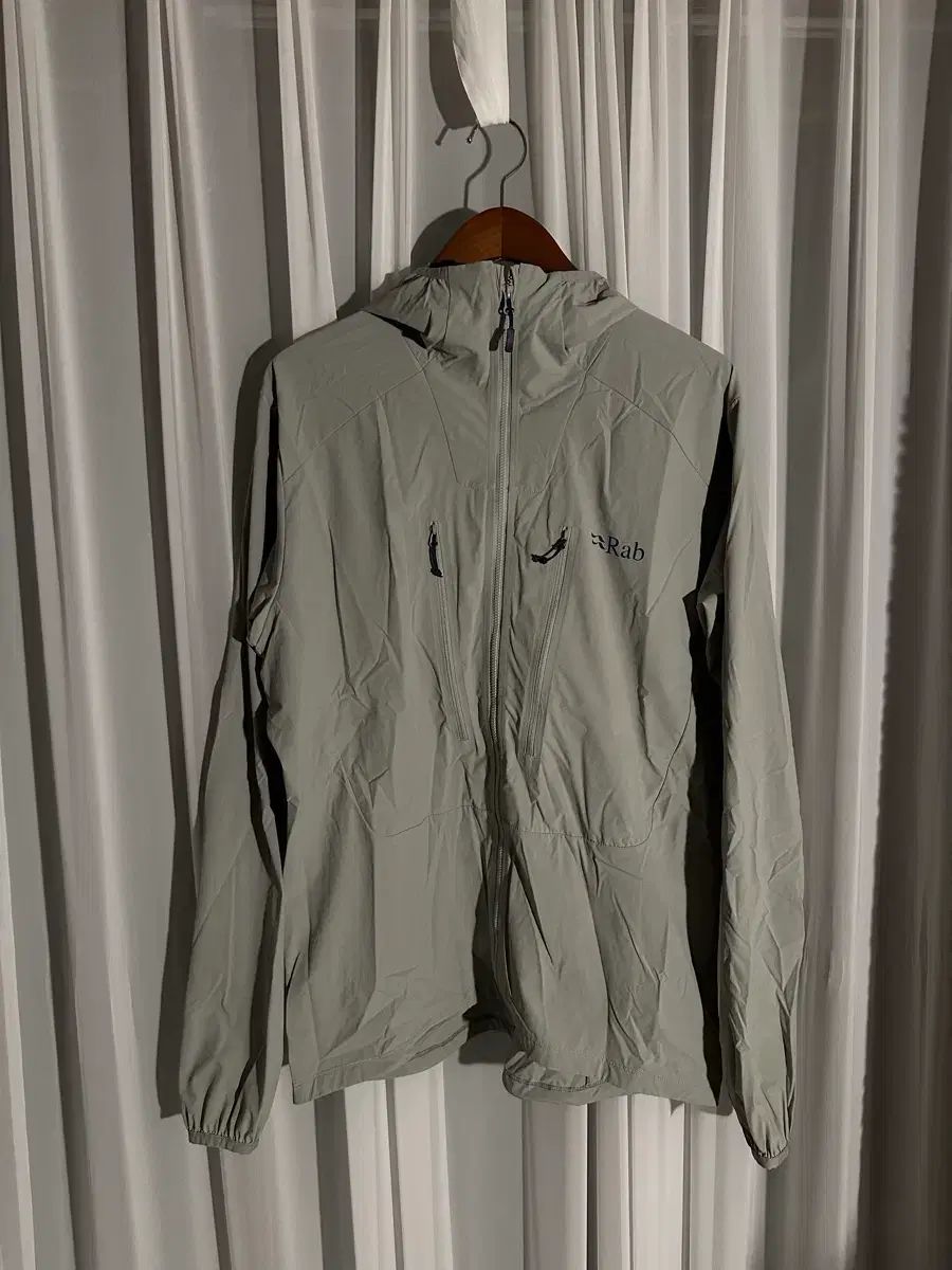 Rab ラップ フード ジャケット グレー