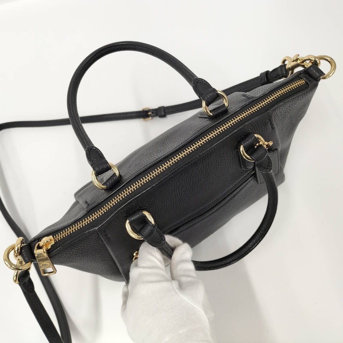 COACH 2WAYショルダーバッグ レザー ブラック 79316 【公式通販】