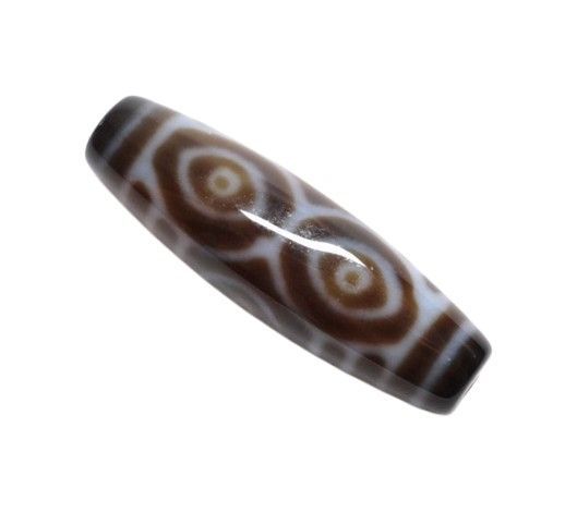 至純 龍眼天珠 (38mm×12mm) ドラゴンアイ 聖なるお守り チベット天珠