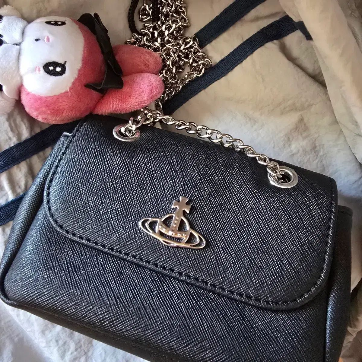 Vivienne Westwood ヴィヴィアン ウエストウッド ブラック チェーンバッグ ミニバッグ