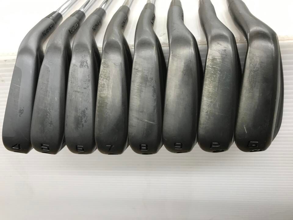 コブラ KING FORGED TECx BLACK 2025 ダイナミックゴールド 95 S 200フレックス アイアンセット 最短