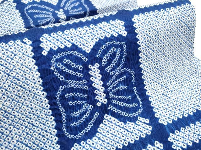  平和屋着物 九寸名古屋帯 絞り 舞蝶文 正絹 hy 名古屋帯 帯