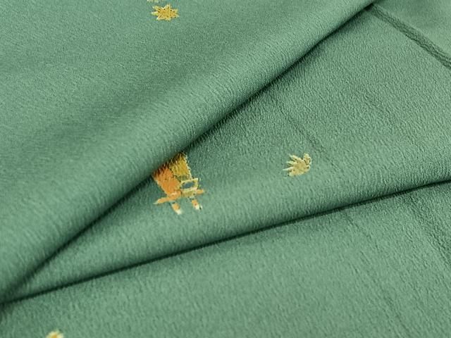 平和屋着物 小紋 単衣 玩具文 洗える着物 jh