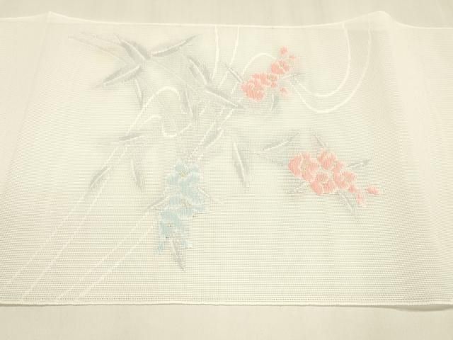  平和屋着物 夏物 八寸名古屋帯 流水草花文 金糸 cm 名古屋帯 帯