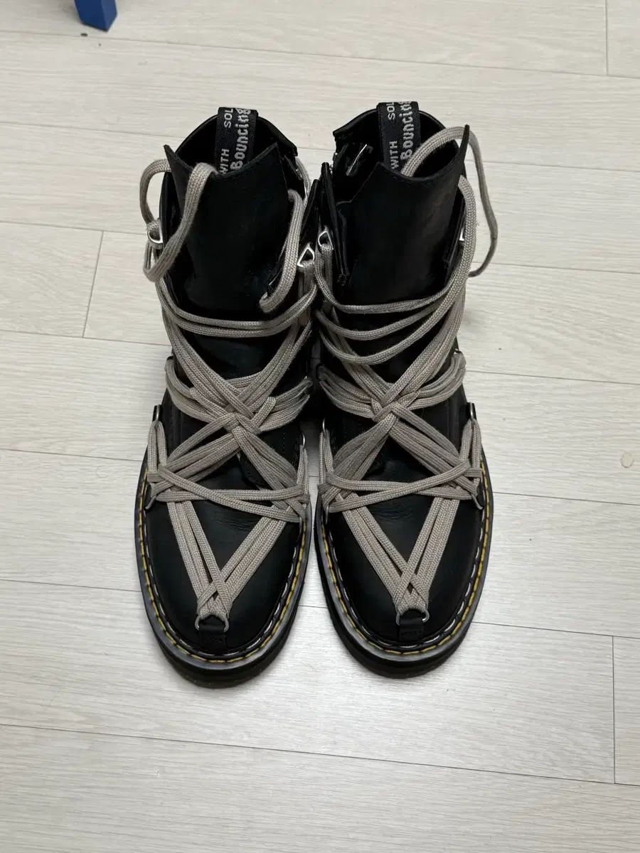 285 DR. MARTENS ドクターマーチン RICK OWENS リックオウエンス 1460 クアッド ソール MEGA レース ブーツ