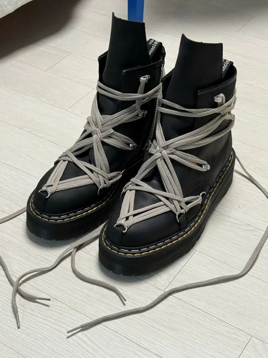 285 DR. MARTENS ドクターマーチン RICK OWENS リックオウエンス 1460 クアッド ソール MEGA レース ブーツ
