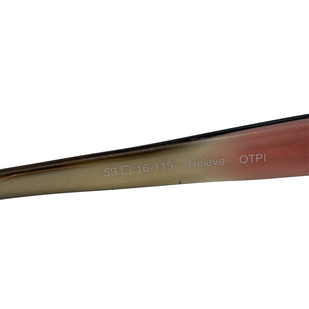  OLIVER PEOPLES オリバーピープルズ サングラス - ダークブラウン×ブラウン×ピンク サングラス 小物