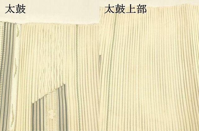  平和屋着物 夏物 絽綴れ 八寸名古屋帯 横段花文 金銀糸 正絹 cm 名古屋帯 帯