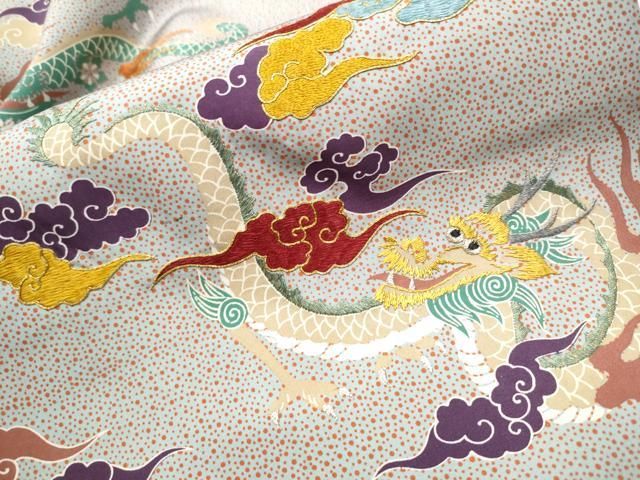 九寸名古屋帯 駒刺繍