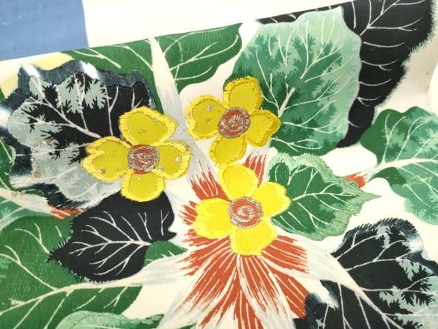 九寸名古屋帯 刺繍