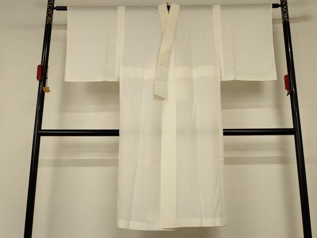 平和屋着物＊夏物　長襦袢　絽　鳥の子色　正絹　逸品　AABD8902jd 平和屋着物＊夏物 長襦袢 絽 鳥の子色 正絹 逸品 AABD8902jd