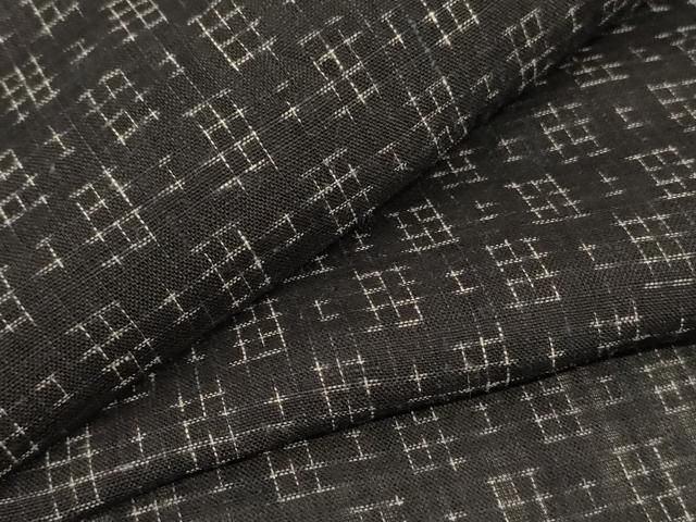 平和屋着物 夏物 上布 絣柄 麻 jd