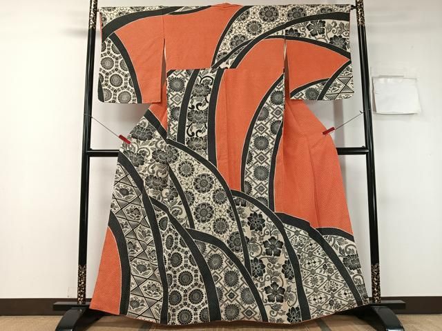 平和屋着物○訪問着 絞り 吉祥文 正絹 逸品 CAAU2165yc