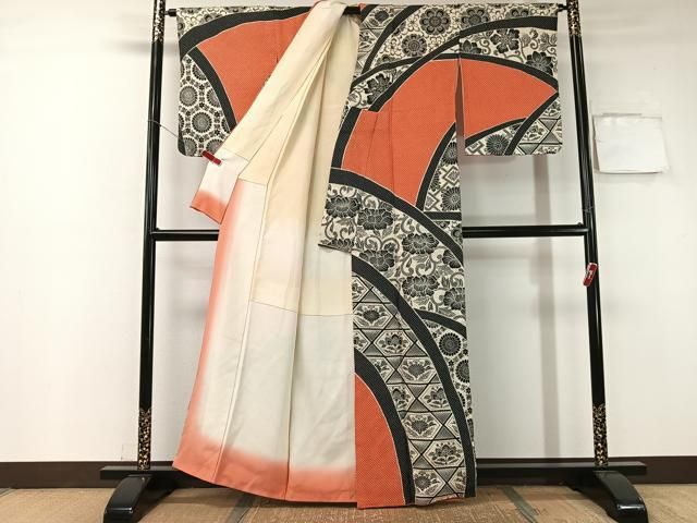 平和屋着物 名門 藤娘きぬたや 総絞り 訪問着 吉祥花文 正絹 vp