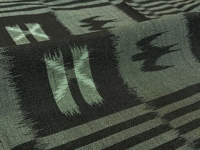 平和屋着物▽小紋 単衣 琉球絣 AABD9479jh