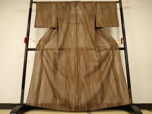 平和屋着物 夏物 小紋 絽 縞 洗える着物 jd