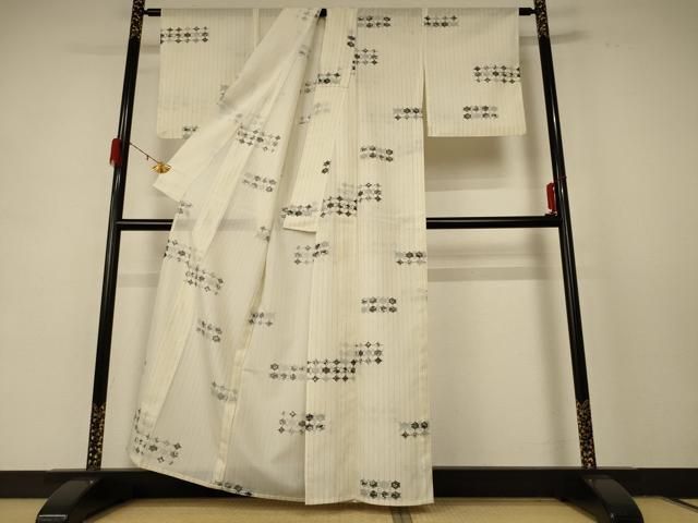 亀甲花文 洗える着物