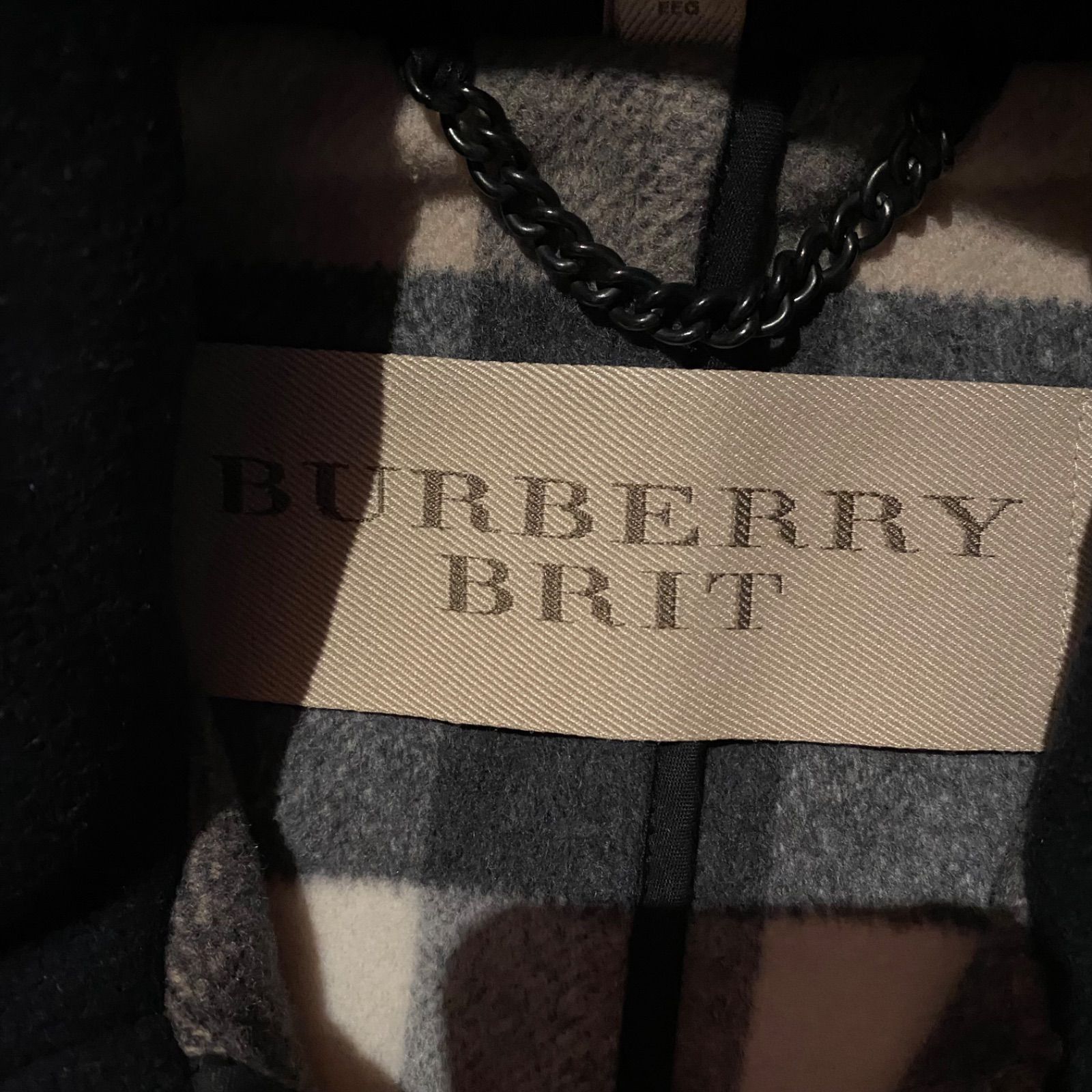 BURBERRY BRIT ウール ダッフルコート sizeXXL バーバリー ブリット