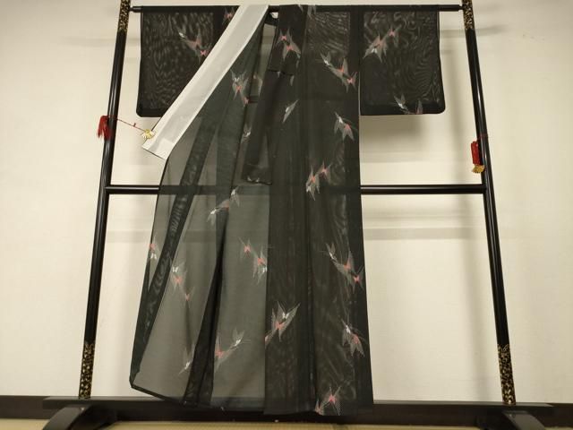 舞蝶文 洗える着物