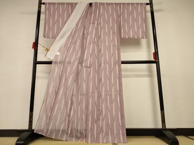  平和屋着物 夏物 小紋 紗 間道 洗える着物 jd 小紋 着物