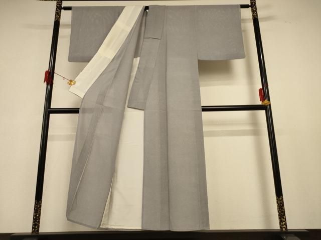 平和屋着物 夏物 江戸小紋 絽 寄せ小紋柄 洗える着物 jd