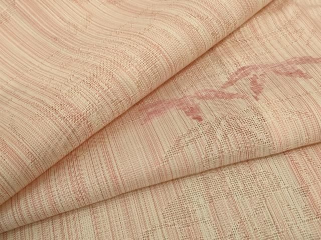 平和屋着物 夏物 小紋 紗 笹 jd