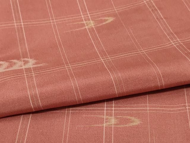  平和屋着物 夏物 小紋 紗 絣文 正絹 jd 小紋 着物