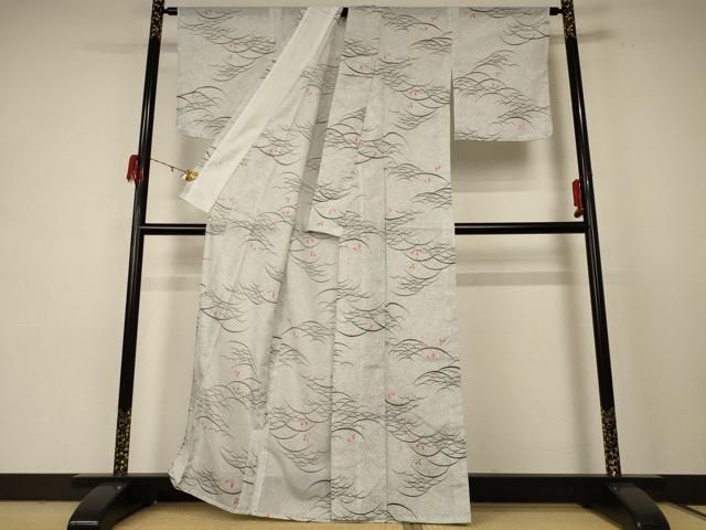 平和屋着物 夏物 小紋 絽 舞蝶芝文 洗える着物 jd プチプラ 入学式対応