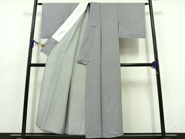  平和屋着物 上質な小紋 単衣 花尽くし文 正絹 jh 小紋 着物