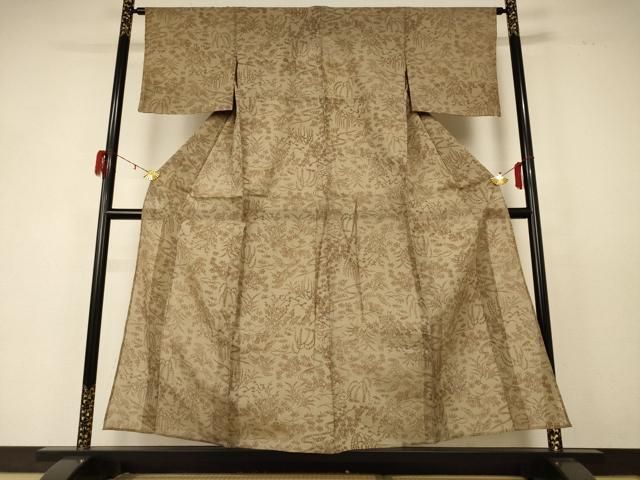 平和屋着物 夏物 小千谷ちぢみ 松竹梅 麻 jd