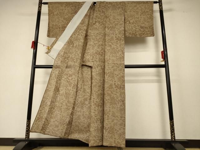  平和屋着物 夏物 小千谷ちぢみ 松竹梅 麻 jd 紬 着物