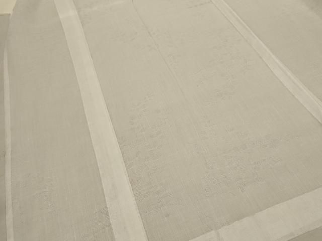 平和屋着物＊夏物 長襦袢 萩紋紗 白色 洗える着物 AABD6628jd