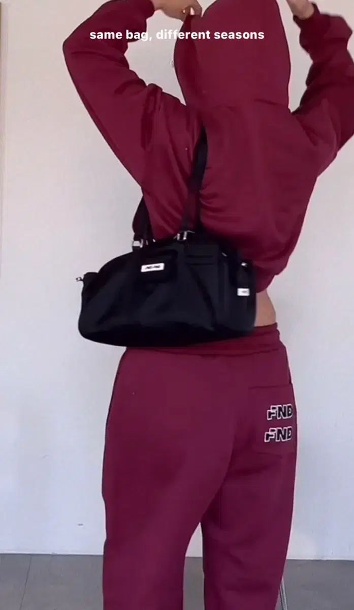 ウンゲル プレンデプレンデ バーガンディ トレーナー セットアップ