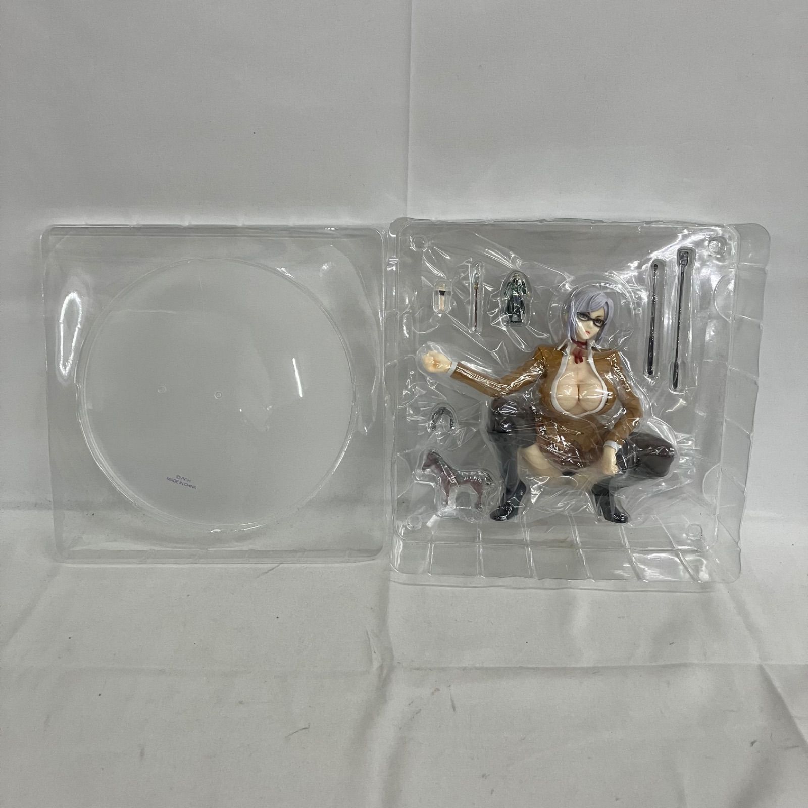 中古 監獄学園 白木芽衣子 やわらかマウントフィギュア&関羽スペシャル 