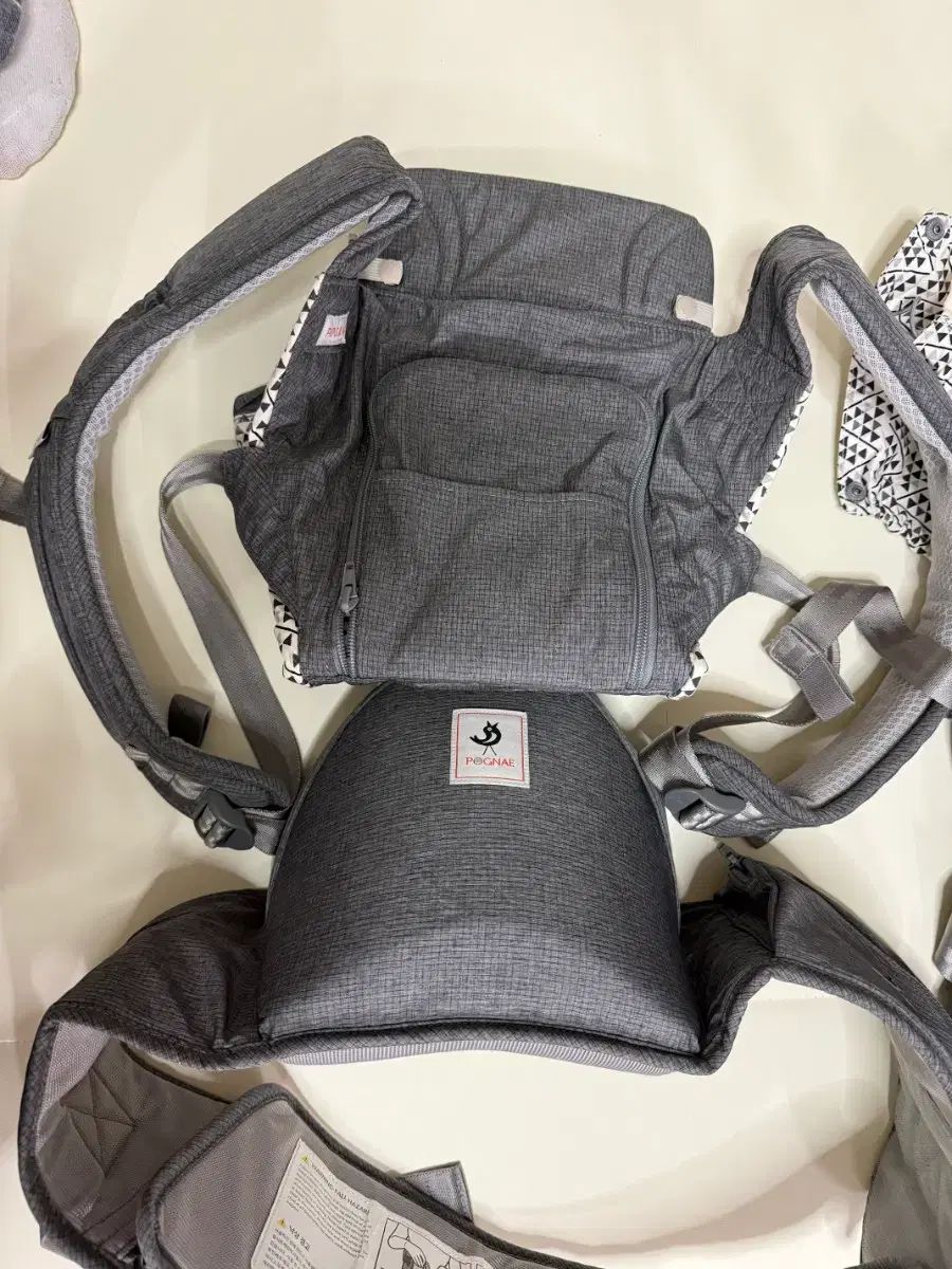 霧の中 3 in 1 ヒップシート ベビーキャリア フルセット