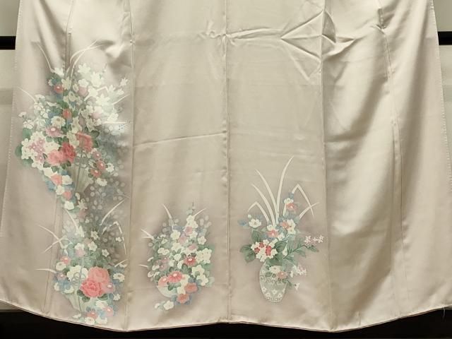 平和屋着物□訪問着 友禅 飾花文 暈し染め 正絹 逸品 未使用