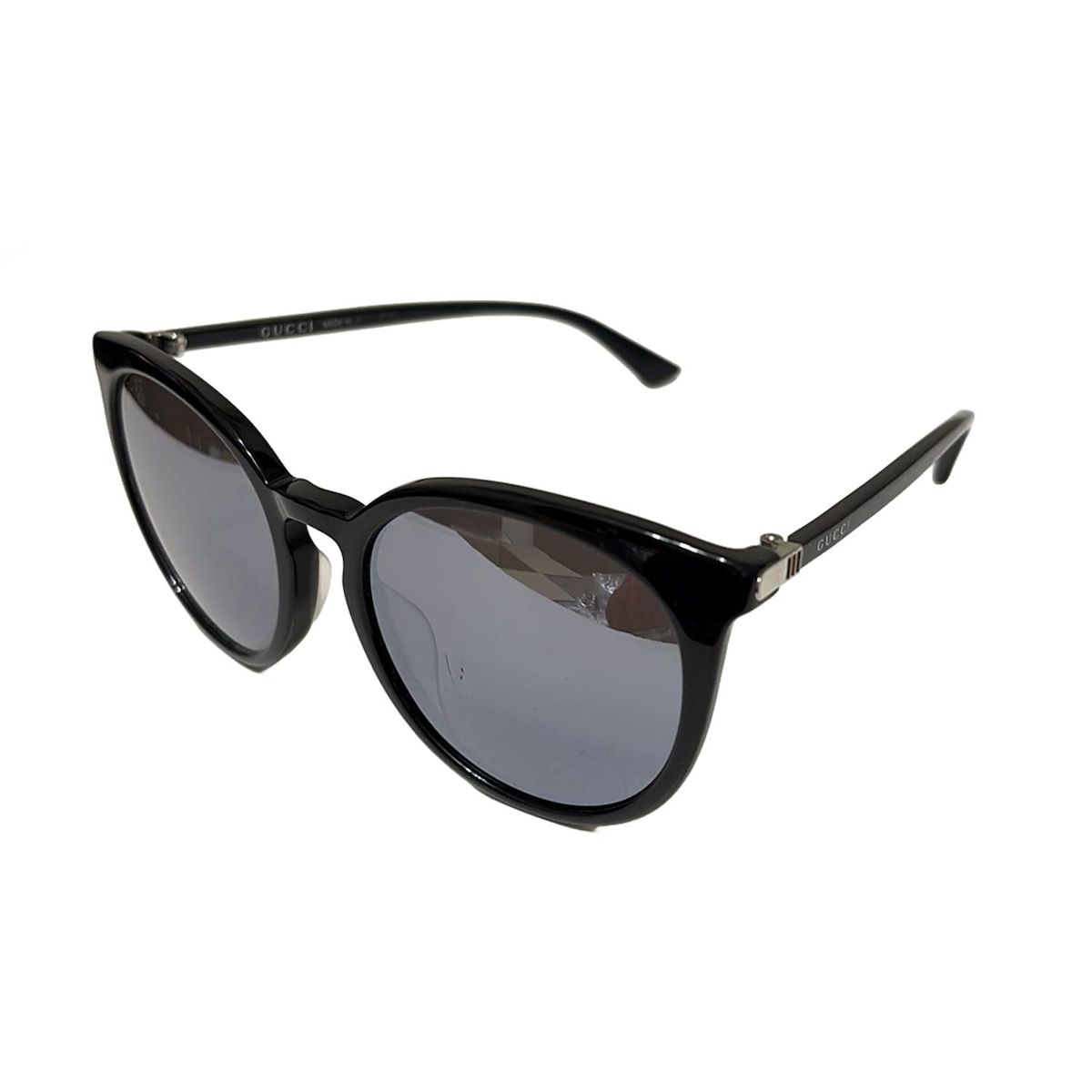 GUCCI グッチ サングラス ダークネイビー 黒 ミラーレンズ