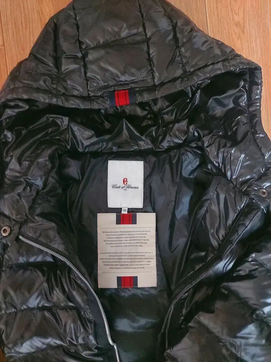Conte of Florence レディース ダウン ブラック 90
