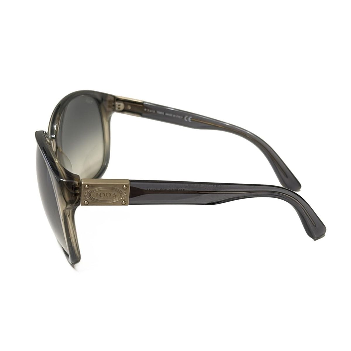 TOD S トッズ サングラス - ダークグレー×シルバー