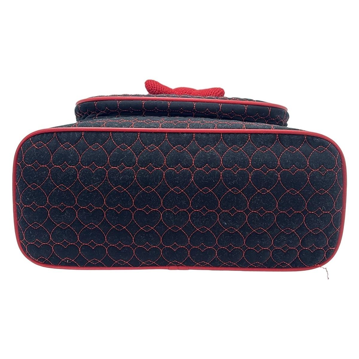 MOSCHINO(モスキーノ) ショルダーバッグ - 黒×レッド ハート/クマ