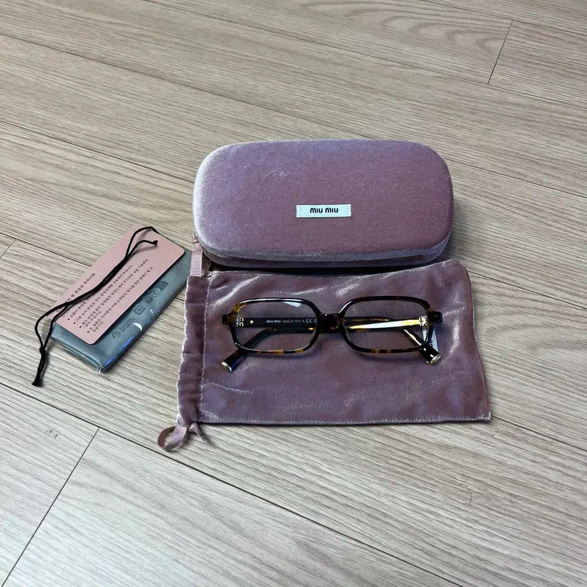 ミュウミュウ Starship Square メガネ