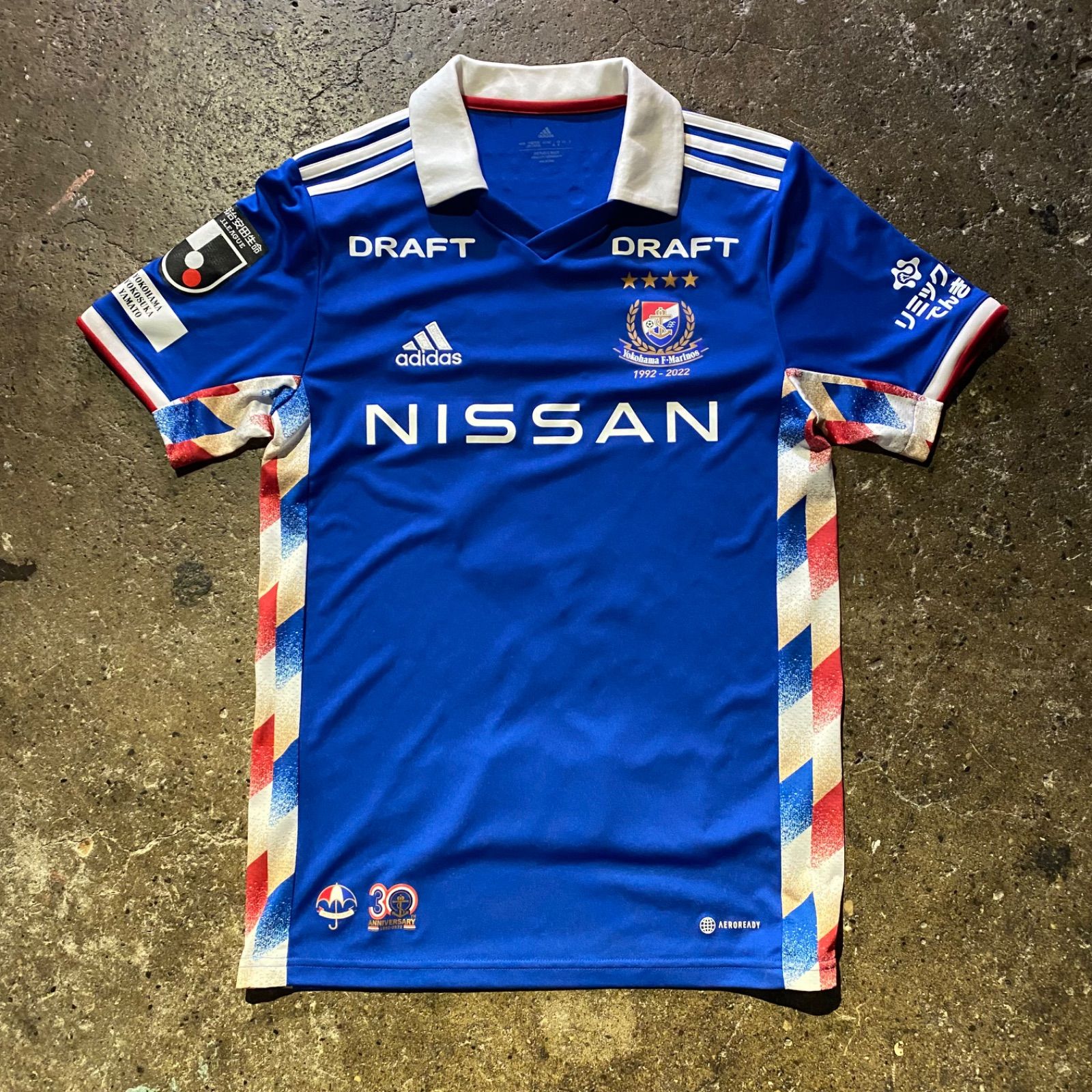 adidas 横浜･F･マリノス ＃17 宮市亮 ’22-23シーズン ホームユニフォーム 30周年記念デザイン sizeM アディダス