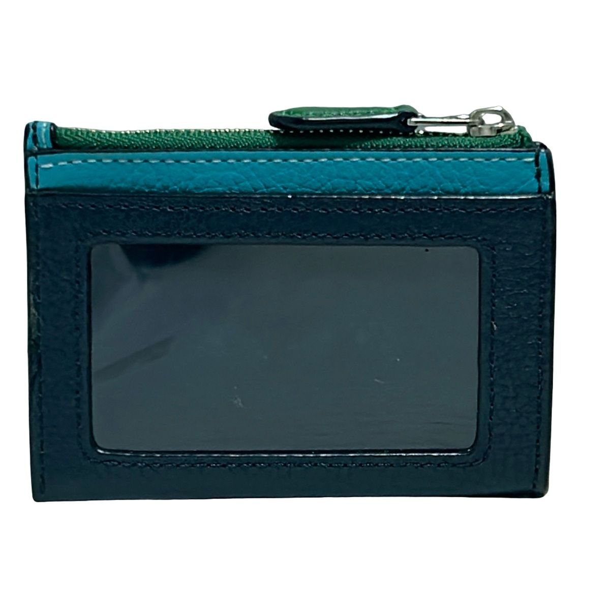 COACH コーチ コインケース - 3735 ダークネイビー×ライトブルー×マルチ レザー